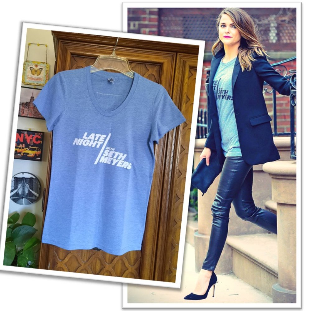 🌟FREE with purchase🌟 Late Night with Seth Meyers T-Shirt - Blue, Size S